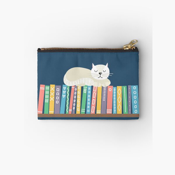 Item preview, Cat and Books designed and sold by OtterFactory.