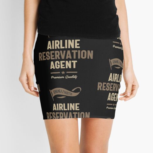 Airline Reservation Agent Mini Skirt