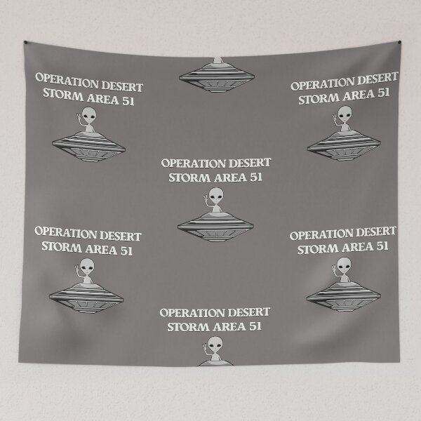 Item preview, Area 51 Operation Storm Area 51 Funny Alien UFO T-shirt designed and sold by ttuniques.