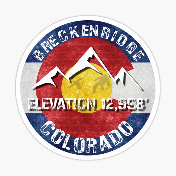 Item preview, Breckenridge Colorado Flag Ski Snowboard designed and sold by letourneau41.