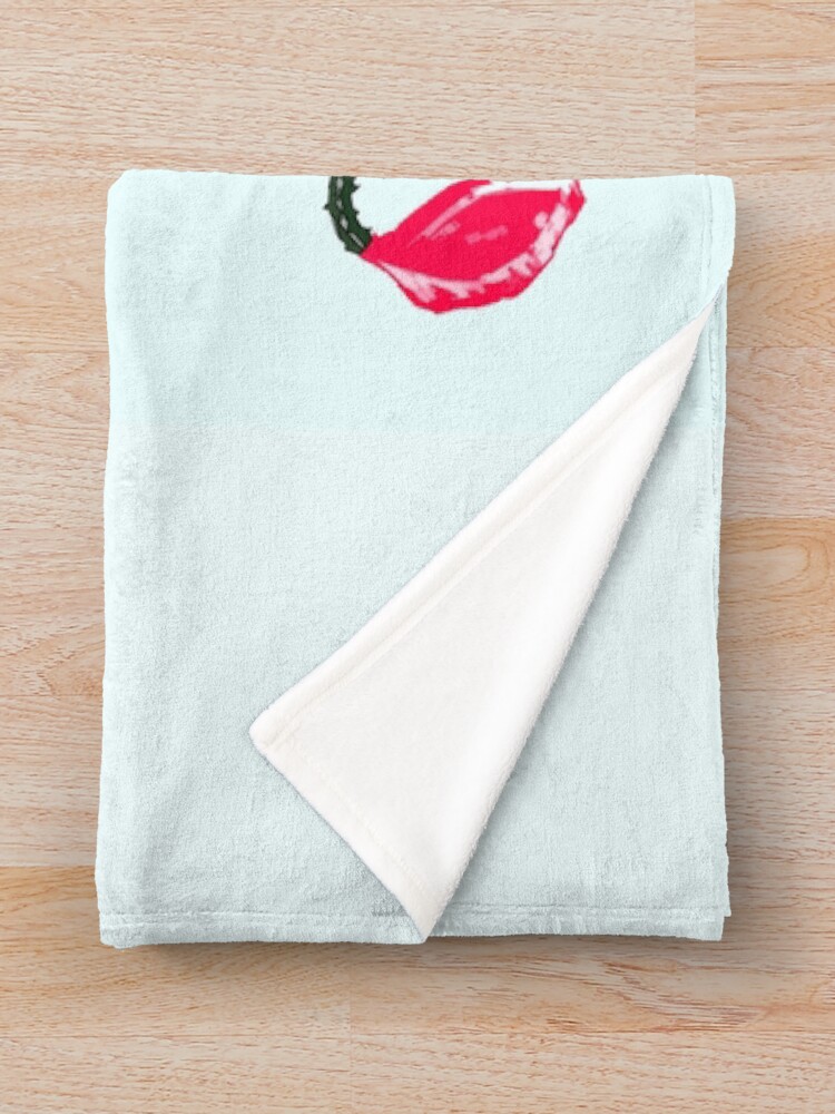 Alternate view of Poppies Throw Blanket