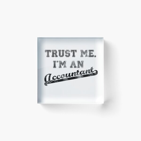 Item preview, Trust me I'm an accountant faded us college style print designed and sold by qlobba.