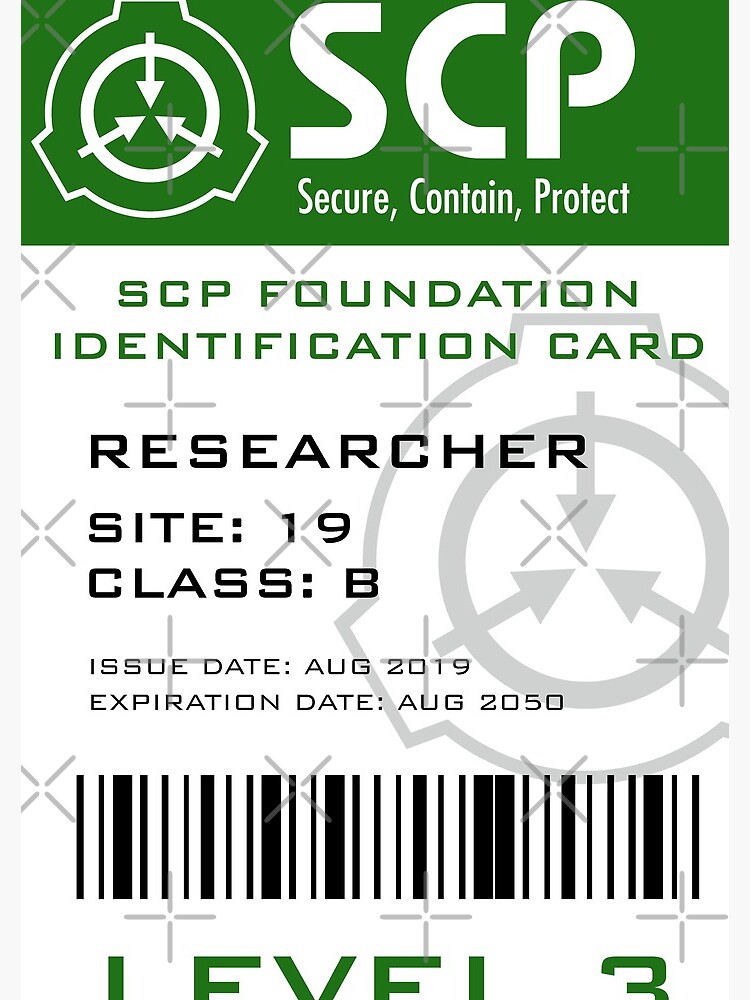 SCP Foundation Card Key Card Sticker Mug Notebook -  Israel