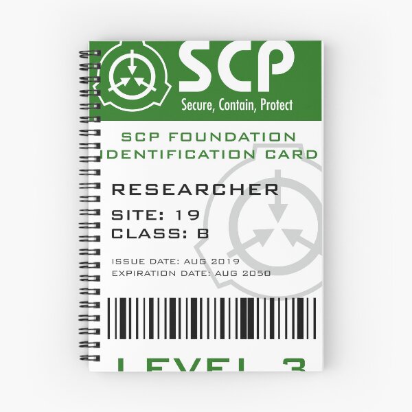 Item preview, SCP Foundation Researcher Badge  designed and sold by opalskystudio.