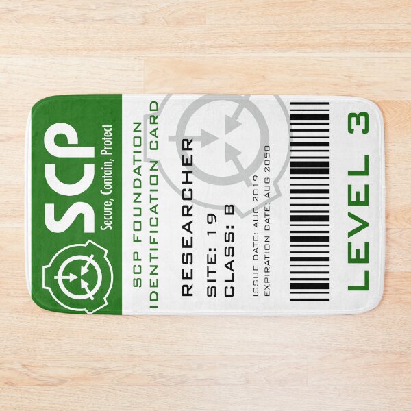 Item preview, SCP Foundation Researcher Badge  designed and sold by opalskystudio.
