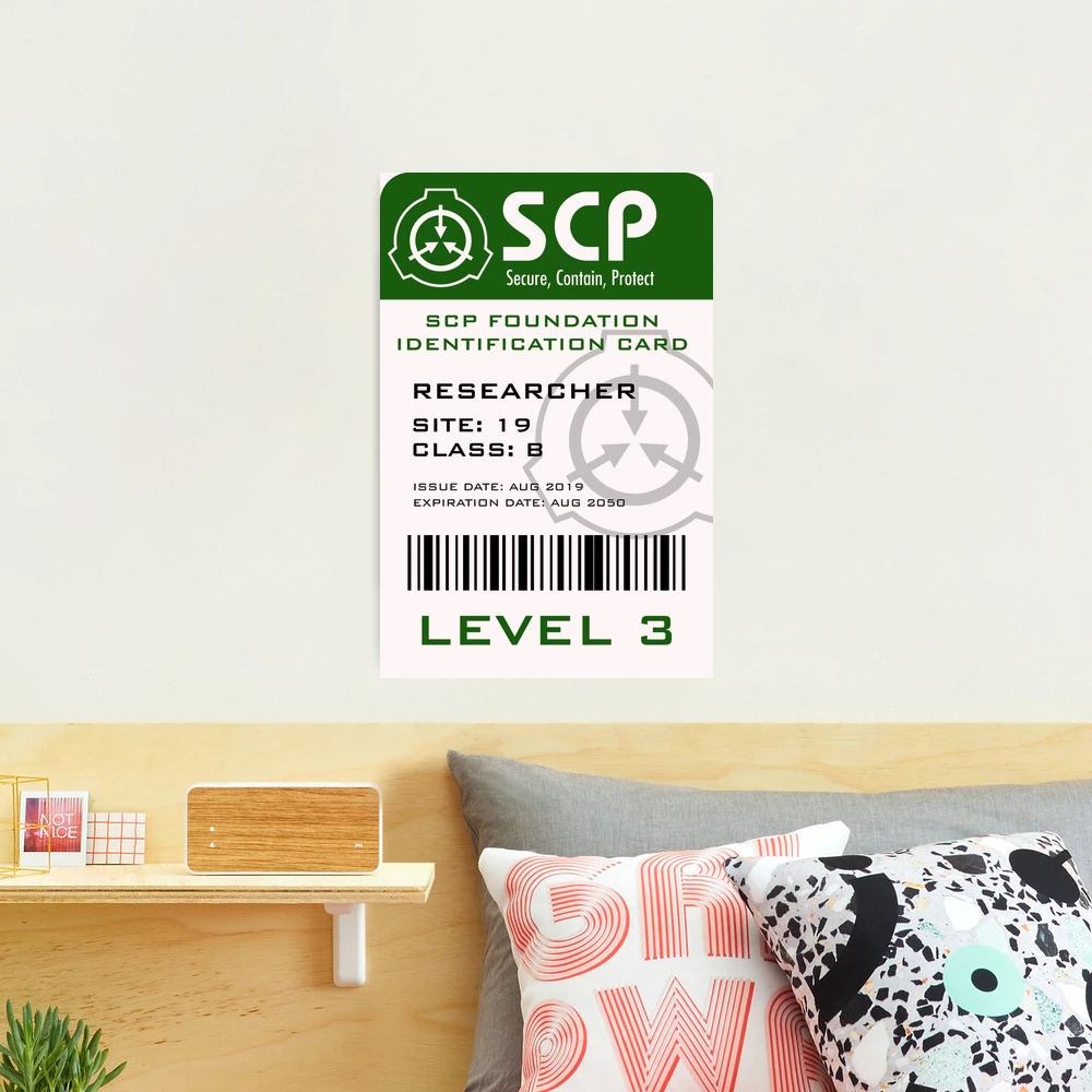 SCP Foundation Card Key Card Sticker Mug Notebook -  Sweden