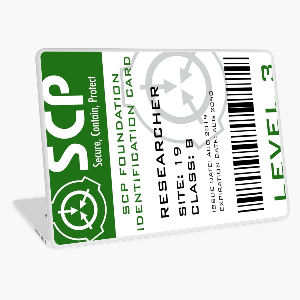 SCP Foundation Card Key Card Sticker Mug Notebook -  Israel