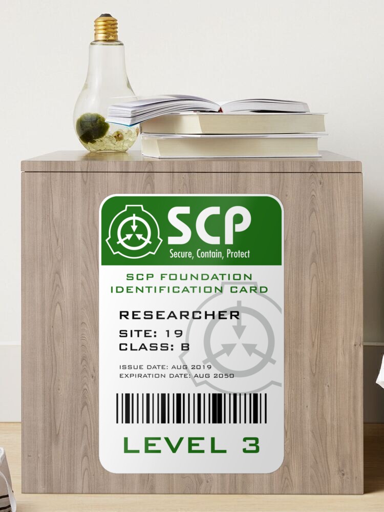 SCP Foundation Card Key Card Sticker Mug Notebook -  Sweden