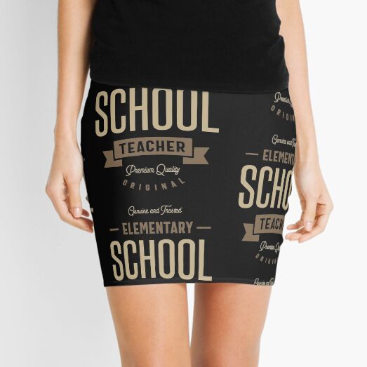 Elementary School Teacher Mini Skirt