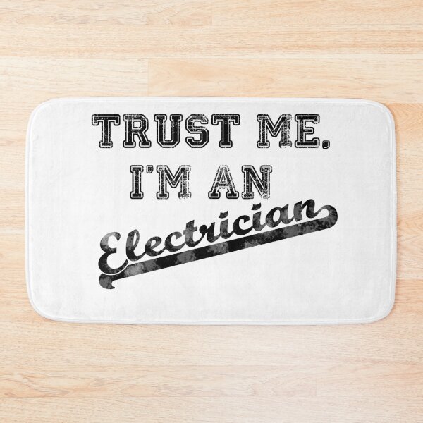 Item preview, Trust me I'm an electrician faded us college style print designed and sold by qlobba.