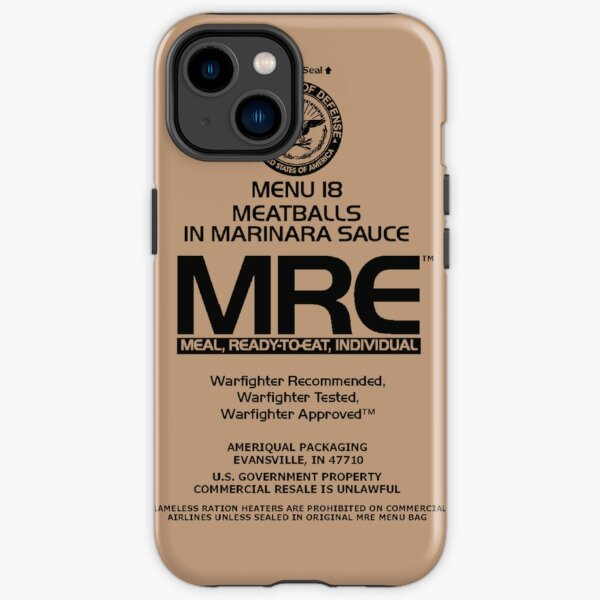 MRE Meatballs in Marinara Sauce iPhone Case