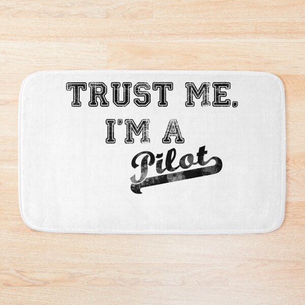 Item preview, Trust me I'm a pilot faded us college style print designed and sold by qlobba.