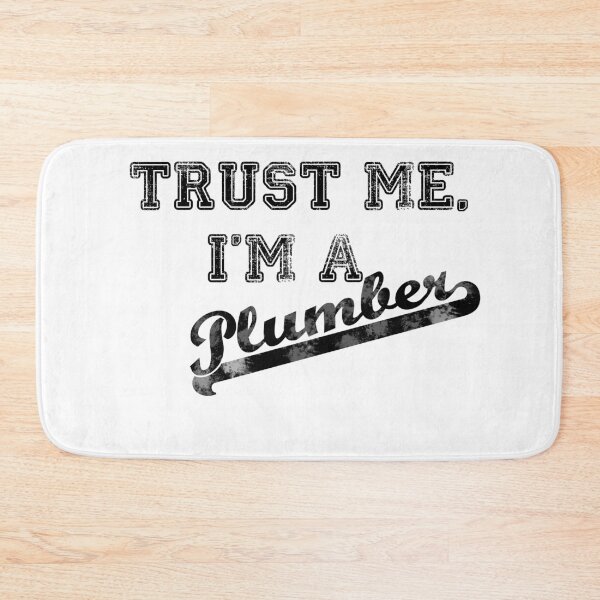 Item preview, Trust me I'm a plumber faded us college style print designed and sold by qlobba.