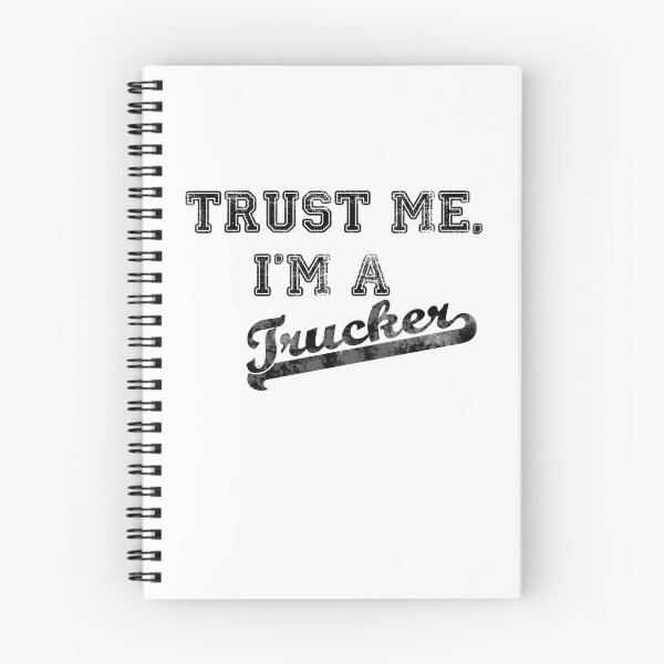Item preview, Trust me I'm a trucker faded us college style print designed and sold by qlobba.