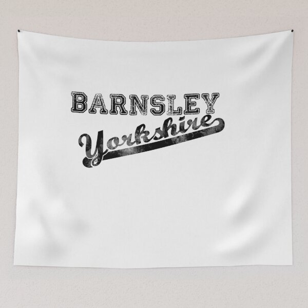 Item preview, Barnsley Yorkshire faded us college style print designed and sold by qlobba.