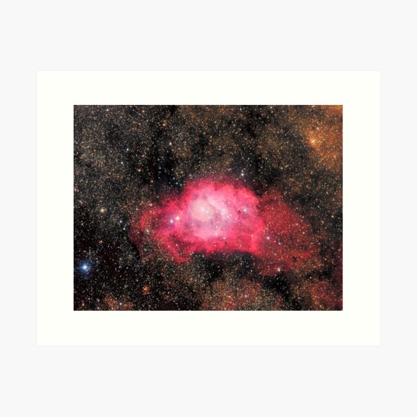 The Lagoon Nebula (M8) Art Print