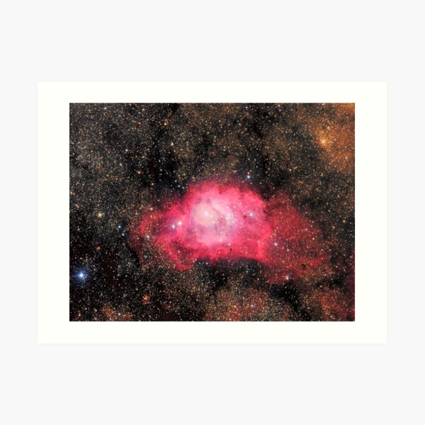 The Lagoon Nebula (M8) Art Print