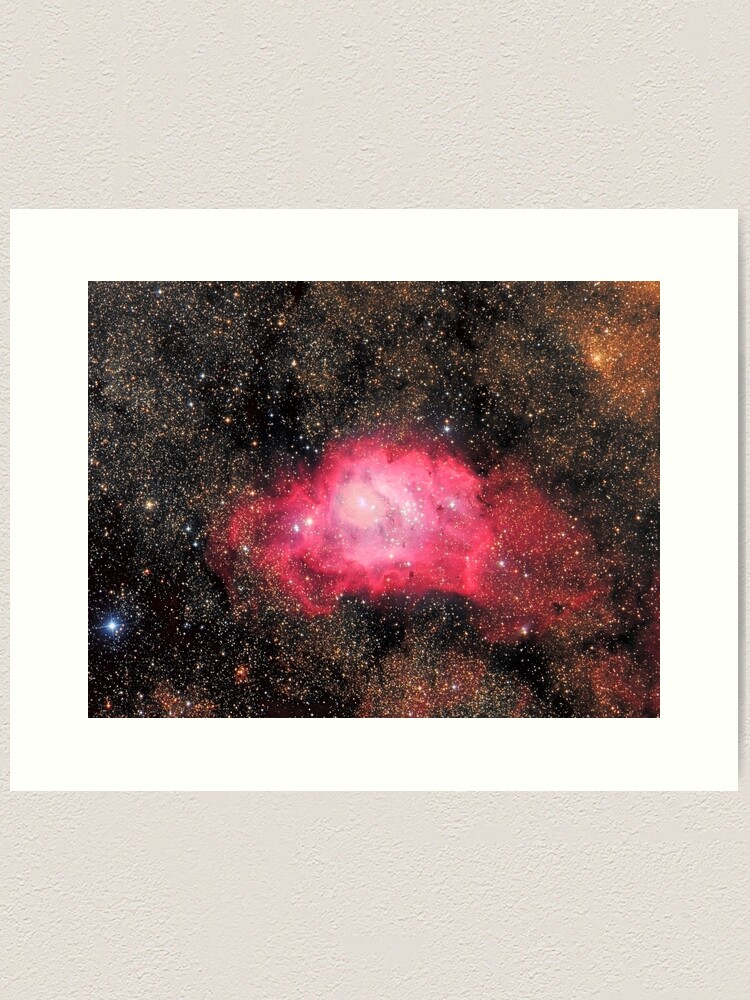 Thumbnail 1 of 3, Art Print, The Lagoon Nebula (M8) designed and sold by emckinley.
