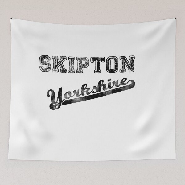 Item preview, Skipton Yorkshire faded us college style print designed and sold by qlobba.