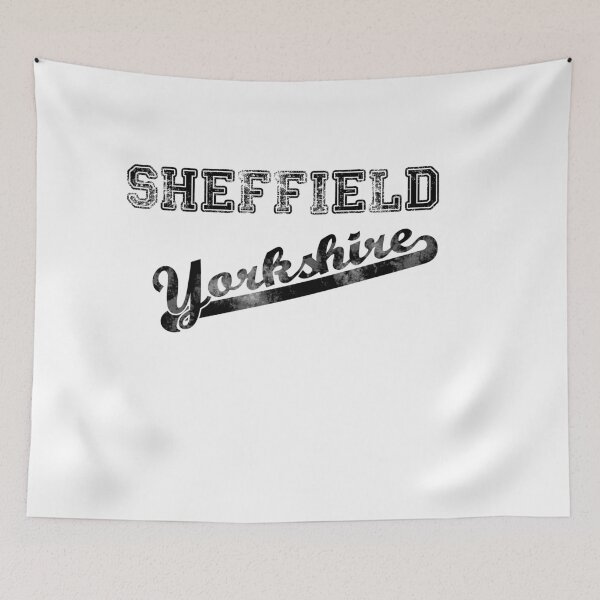 Item preview, Sheffield Yorkshire faded us college style print designed and sold by qlobba.