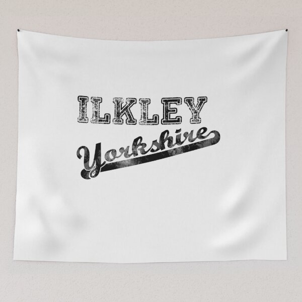 Item preview, ilkley Yorkshire faded us college style print designed and sold by qlobba.