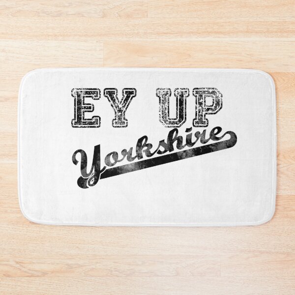 Item preview, Ey Up Yorkshire faded us college style print designed and sold by qlobba.