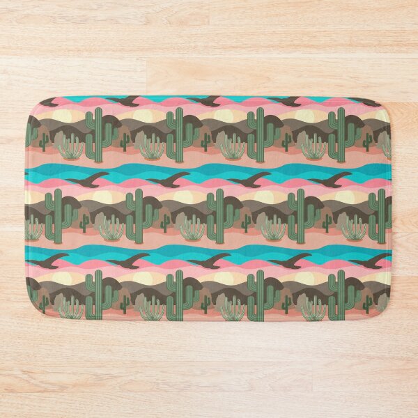 Item preview, Colorful Sunset Desert - Cacti, Mountains, Eagle designed and sold by Elsy's Art.
