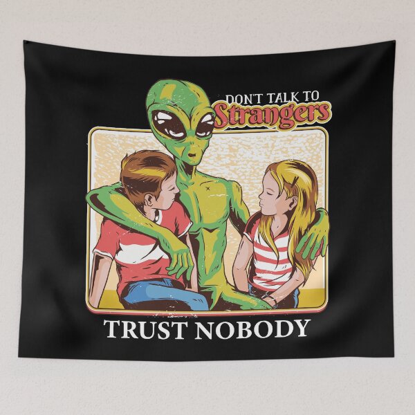 Item preview, Alien Humor "Trust Nobody" Vintage Style. designed and sold by emphatic.