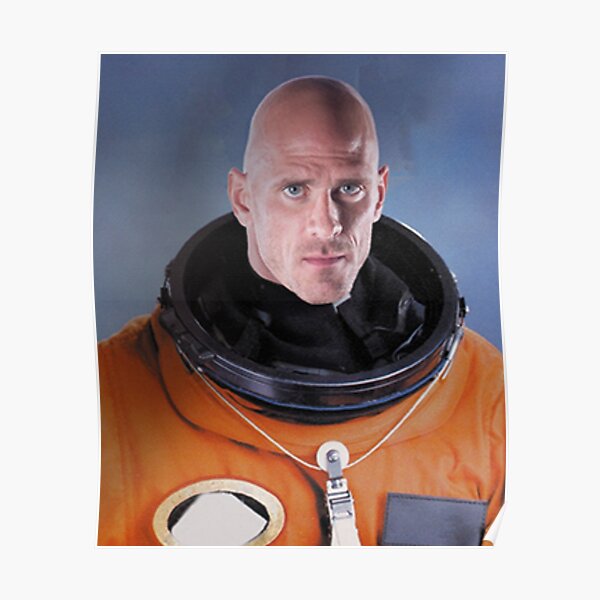 Johnny Sins astronaut Poster