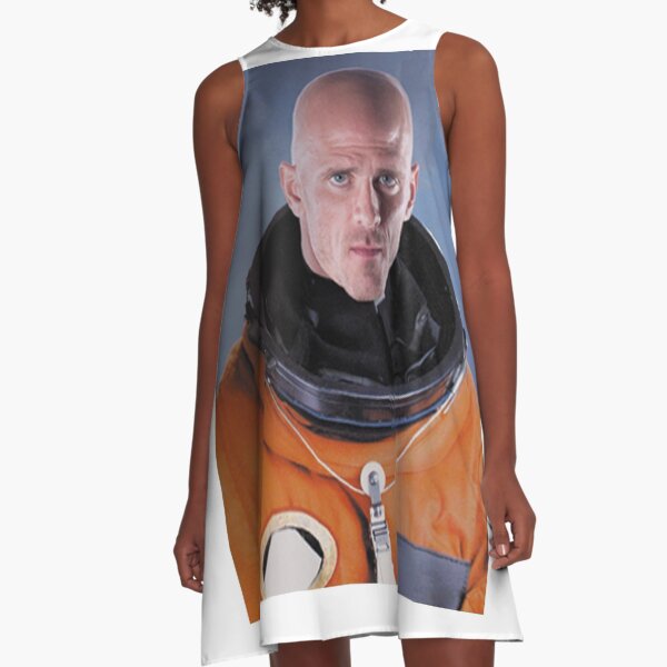 Johnny Sins astronaut A-Line Dress