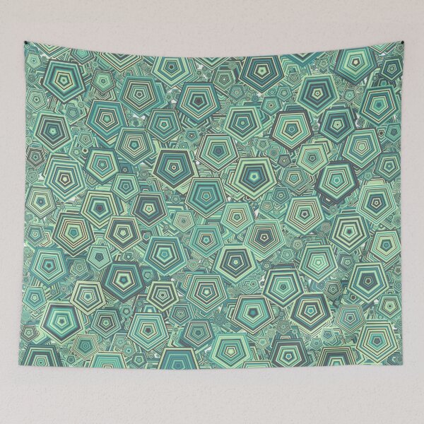 Item preview, Abstract Generative Art color distributed polygons background illustration designed and sold by IuriiVlasenko.