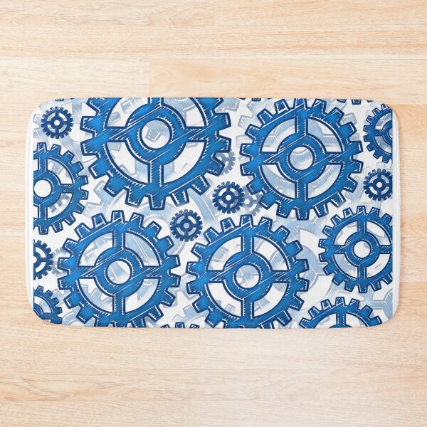 Item preview, Blue gear wheels designed and sold by Gaspar Avila.