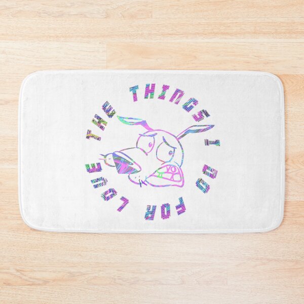 Item preview, "The things I do for love" Courage the Cowardly Dog designed and sold by RoserinArt.