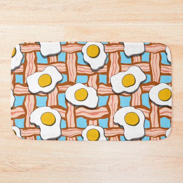 Item preview, bacon and eggs on blue  designed and sold by B0red.