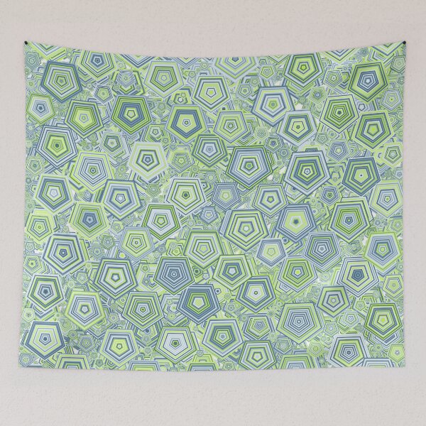 Item preview, Abstract Generative Art color distributed polygons background illustration designed and sold by IuriiVlasenko.