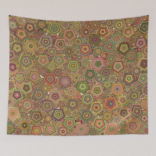 Item preview, Abstract Generative Art color distributed polygons background illustration designed and sold by IuriiVlasenko.