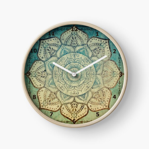 Vista previa del artículo con la obra «Mandala indio descolorido / Mandala de meditación vintage», diseñado y vendido por Inspired Images.
