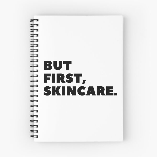 Item preview, But First, Skincare Black Minimalistic Typography Word Art designed and sold by angelmalfoy.