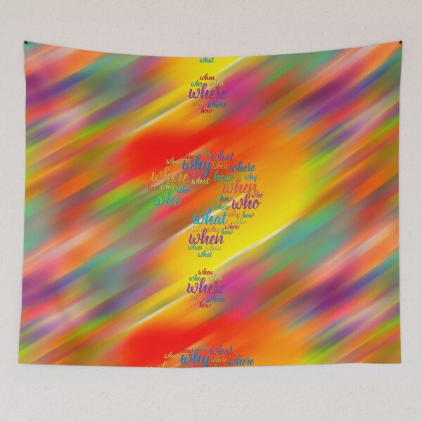 Item preview, question mark in rainbow colors designed and sold by sundos.
