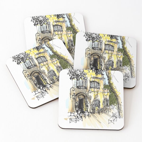 Item preview, Elements Italy cities. Painted sketch, art work and decoration. Postcard. designed and sold by Alexander Sorokopud.