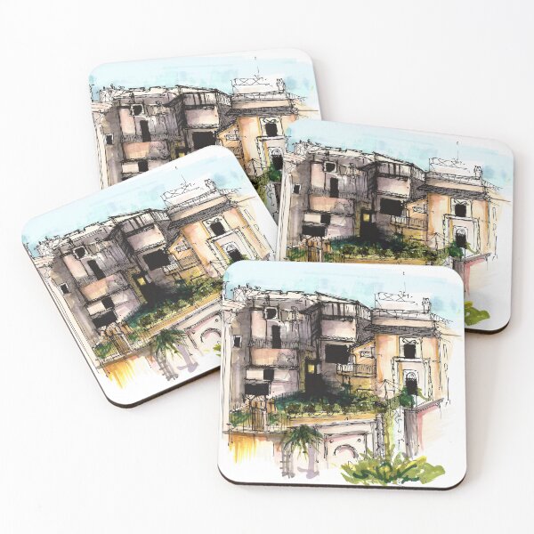 Item preview, Elements Italy cities. Painted sketch, art work and decoration. Postcard. designed and sold by Alexander Sorokopud.
