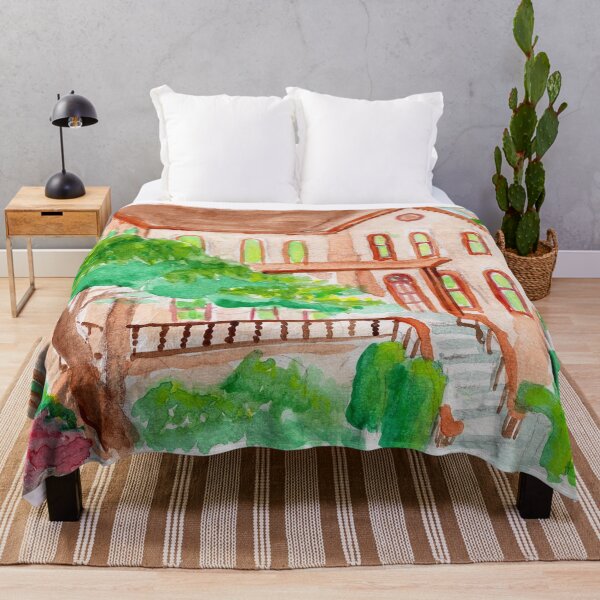 Bush House,Salem Oregon Throw Blanket