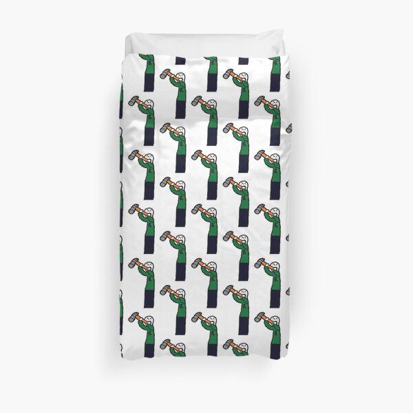 Smashing DJ Deck Guy Duvet Cover