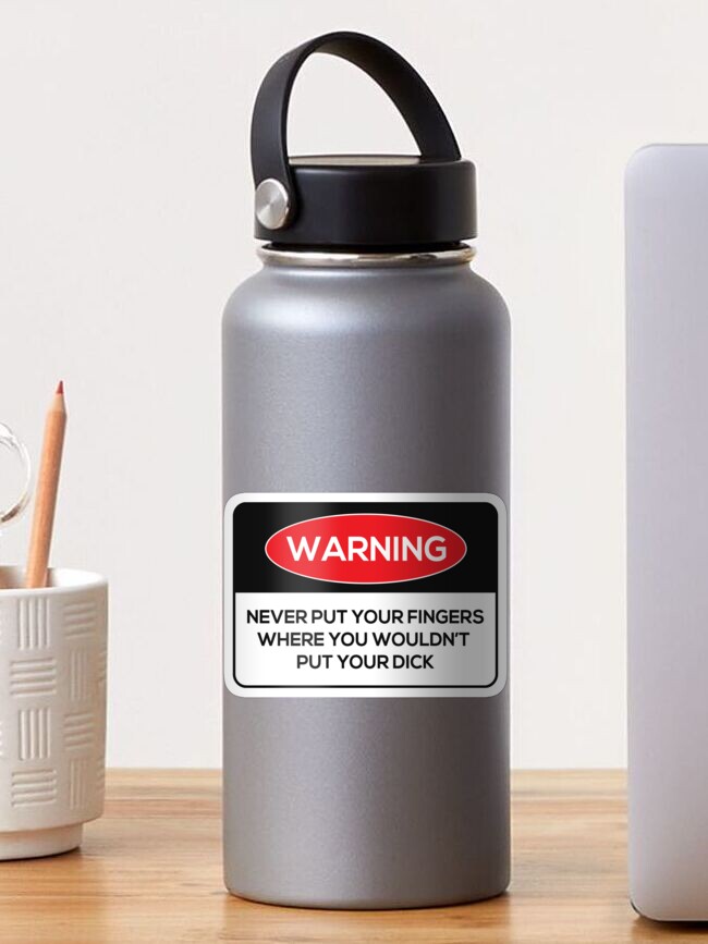 Thumbnail 1 of 3, Sticker, Warning Sign designed and sold by Kowalski71.