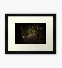 Gravestones Framed Print
