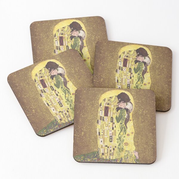 The Kiss Coasters (Set of 4)