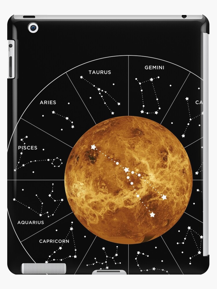 Taurus Zodiac Astrological Sign Planet Venus Space iPad Case Skin