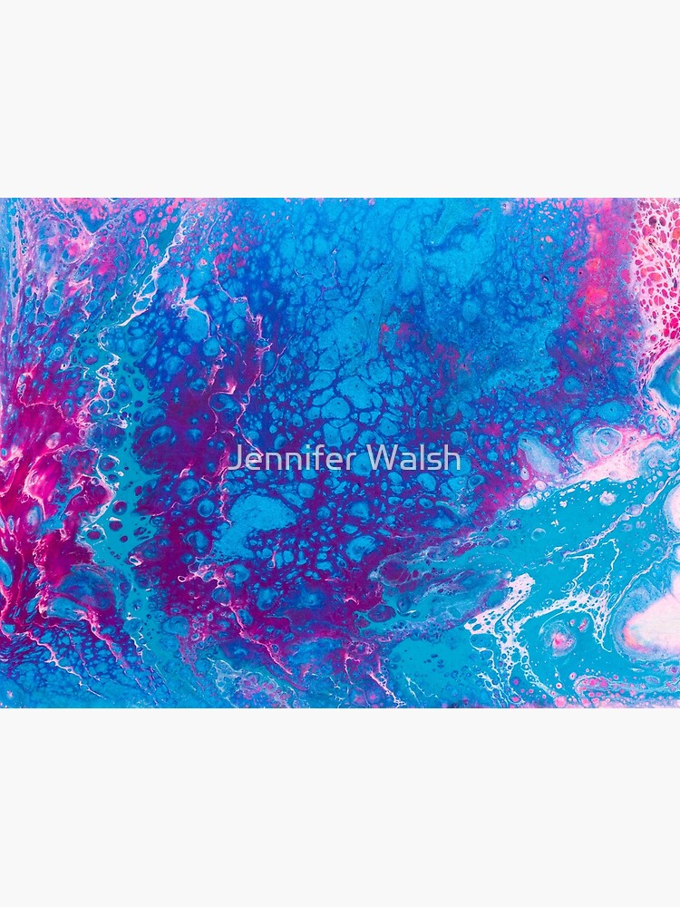 Smaller Reality - A Pink, Purple, Turquoise + Teal Abstract by InsertTitleHere