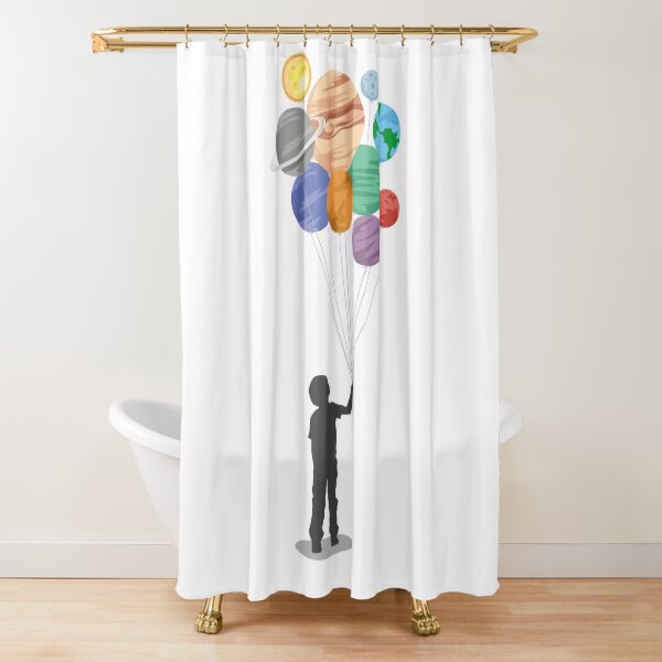 "Boy with Shower Curtain for Sale by DMDesign Redbubble
