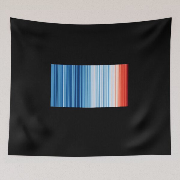 Item preview, Climate Change & Global Warming Temperature Stripes designed and sold by brizodesign.